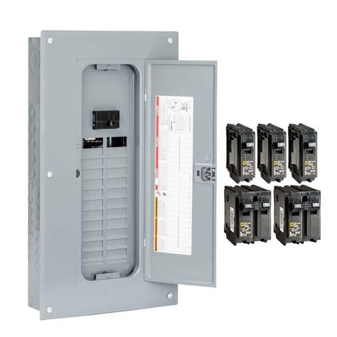 electrical panel boxes home depot|circuit breaker boxes for residential.